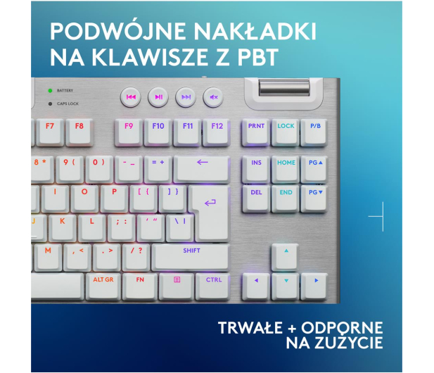LOGITECH G915 X TKL Lightspeed Tactile biały 920-012737 - 1276180 - zdjęcie 7